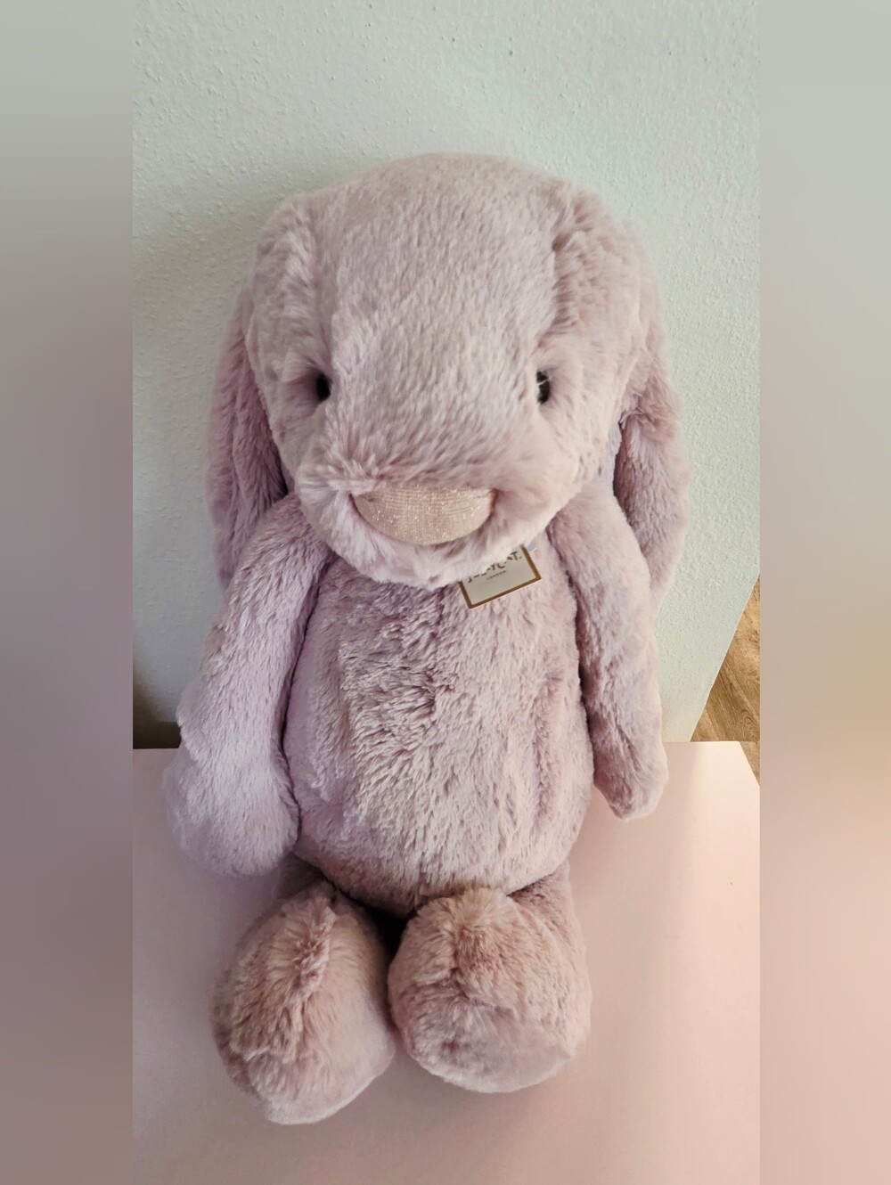 Huge ROSA LUXE Jellycat Bunny NWT - Picture 2 of 6
